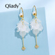 Qlady長款流蘇銀耳飾小眾氣質(zhì)耳環(huán)女2025新款高級感夏季耳墜生日禮物
