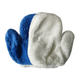 滌太太兩只裝 拋光手套纖維絨毛高品質(zhì)家具皮革護(hù)理拋光 家務(wù)手套 2只裝藍(lán)白雙色拋光手套