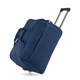京樂(lè )新款拉桿包牛津布旅行包輕便時(shí)尚大容量登機箱包 男女行李包 深藍色 22寸