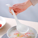 斯凱綈（Sky Top）大號(hào)湯勺陶瓷飯勺子餐勺骨瓷家用酒店餐具純白亨利大調(diào)羹1件裝