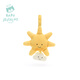Jellycat新生系列趣味太陽(yáng)拉鈴安撫寶寶床鈴掛件毛絨玩偶禮物生日新婚禮物 黃色 One Size
