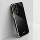 bulons OPPO A93s手機殼保護套 oppo a93s簡(jiǎn)約電鍍硅膠套軟邊全包防摔 適用于 經(jīng)典黑+鋼化膜