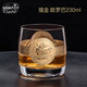 BOHEMIA Crystal捷克進(jìn)口無鉛玻璃水晶玻璃杯泡茶熱水杯飲料杯家用描金威士忌酒杯 金歐羅巴/ 230ml