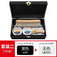 PEDAG德國進(jìn)口鞋油套裝皮鞋護理黑色無(wú)色通用真皮保養油擦鞋工具馬毛刷 黑色+清潔滋潤通用套裝