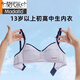 莫代爾少女文胸初中高中學(xué)生14少女內(nèi)衣15發(fā)育期無(wú)海綿薄款胸罩棉質(zhì)顯小 2282-藍(lán)色 34A=75A(80-100斤左右)