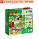樂高（LEGO）DUPLO 得寶系列 1-5歲 拼插積木兒童玩具生日禮物 火車軌道10882