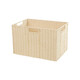 NITORI宜得利家居 紙質(zhì)編織收納筐桌面玩具雜物零食收納盒紙編籃 LAIRA3 淺棕 REGULAR NA