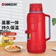 清水（SHIMIZU） 老式家用熱水瓶保溫壺玻璃膽辦公室學(xué)生開水瓶熱水壺暖水瓶 1131 暖心紅 3.2L 3.2L