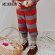 Milkbarn兒童長(cháng)褲寶寶秋冬童裝男女童休閑褲子外穿靴褲 梨子夾心 110 cm
