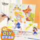 迪士尼（Disney）數(shù)字油畫diy兒童手工動(dòng)漫裝飾畫客廳填充手繪畫畫填色手工油彩畫 瘋狂動(dòng)物城A60068-Z1S