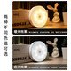 松潮磁吸充電小夜燈壁燈LED燈樓道人體感應(yīng)光控過(guò)道衣柜玄關(guān)燈走廊燈 白光/暖光雙色切換（充電）