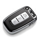 起亞智跑鑰匙包11/12/14年老款K2福瑞迪K4獅跑K5車(chē)遙控殼套扣 G款單套【極光銀】
