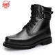 巡洋艦3513巡洋艦男冬季黑色男款棉鞋工裝馬丁靴男特種戰術(shù)靴加絨皮靴 3521單靴 黑色 39