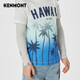 卡蒙（Kenmont）春夏兒童冰袖防紫外線男童防曬手套遮陽袖套長款輕薄km-4559 淺灰色 均碼