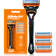 【準新品】吉列(Gillette)刮胡刀手動(dòng)剃須刀手動(dòng) 非吉利 送男友禮物男 鋒隱5經(jīng)典1刀架1刀頭+3刀頭