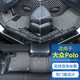博紫適用Polo腳墊2324款大眾PoloPlus地毯式全包絲圈包門(mén)檻腳墊 黑色米線(xiàn)+灰色絲圈 1924款POLOPLUS腳墊
