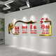 茂語(yǔ)公司企業(yè)文化辦公會(huì )議室墻面裝飾背景墻激勵志標語(yǔ)文字3d立體貼紙形象墻定制 0041橫版-整套態(tài)度細節（金鏡+紅色） 大號（寬2.5米  高0.74米）