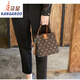 袋鼠（KANGAROO）包包女包休閑手機(jī)包百搭單肩包潮流水桶包時尚簡約斜挎母親節(jié)禮物 咖啡色