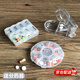便攜式分裝藥盒7天藥片小號(hào)迷你隨身旅行一周星期藥品藥丸收納盒 【送分藥器】藥品分裝盒 （圓形藥盒+方形藥盒+分藥器）