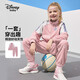 迪士尼（DISNEY）童裝男女童立領(lǐng)前開長袖套裝外套長褲兩件套25春秋DB411AA02粉130