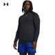 安德瑪（Under Armour）RUSH男子高領(lǐng)訓練運動(dòng)長(cháng)袖T恤1379283 1379283-001 L