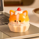 杞樂(lè )生日禮物女桌面小擺件治愈系送男友閨蜜伴手禮工位實(shí)用汽車(chē)裝飾品 便當小狗（草莓奶油）