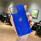 櫻水晶 蘋(píng)果12鋼化玻璃后膜全包iphone12pro背貼膜保護(hù)膜蘋(píng)果12mini手機(jī)貼紙改色后蓋膜 【藍(lán)色】鋼化后膜 iPhone 12