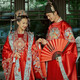 泰勒馬?。═AILEMARTIN）明制漢服婚服套裝秀禾服新娘新款結(jié)婚禮服中式婚紗敬酒服 121漢服女（僅女裝） 均碼