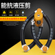 TONYON通用TONYON自行車(chē)鎖折疊TY3869山地電動(dòng)摩托車(chē)防盜鎖配件抗液壓剪 黑色