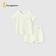 童泰（TONGTAI）嬰兒內衣套裝夏季衣服兒童薄款家居內衣TS41J322-DS綠色100cm