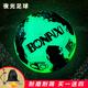 鉑奈熙（BONAIXI） 蘇超聯(lián)賽發(fā)光足球5號夜光成人款PU手縫耐磨防滑中考教學(xué)訓練用球 5號戰甲-藍色