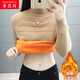 萱戀菲毛衣女加絨加厚秋冬季新款寬松半高領(lǐng)毛衣女內(nèi)搭韓版長(zhǎng)袖打底衫女 卡其色【加絨加厚】 XL 建議115-125斤