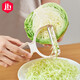 日本進(jìn)口生菜刨絲刀刨絲器家用包菜圓白菜卷心菜擦絲黃瓜刨卷刮切絲神器削皮刀 白色