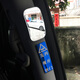 德克邦汽車二排后視鏡小圓鏡下車盲點鏡車內(nèi)外觀察鏡廣角后排輔助出租車 方形后視鏡+不銹鋼貼B款-對裝
