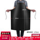 防水防油皮革圍裙廚房做飯水產(chǎn)屠宰場(chǎng)圍腰餐飲工作服 黑皮中號100*65cm