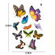 醉米汽車(chē)貼紙蝴蝶車(chē)貼遮擋劃痕車(chē)身小圖案電動(dòng)車(chē)貼畫(huà)裝飾葉子貼花遮蓋 DIY-6號-蝴蝶11片【防水防曬】