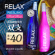 施密特世家德國原瓶進口紅酒葡萄酒RELAX系列雷司令黑皮諾起泡酒桃紅750ml 【雷司令+粉紅】高顏值兩支裝