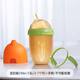 奇琦寶（QIKIBAO）奶瓶6個月以上嬰兒仿母乳硅膠奶瓶斷奶神器奶瓶240ml帶手柄重力球 【新3代】奶瓶（3-7個月）+手柄