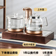 茶皇子（CHAHUANGZI）全自動(dòng)上水電熱燒水壺泡茶專用茶臺(tái)抽水一體茶桌電茶爐嵌入 RY8 0.8L RY8+茶框架