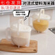 樂囍叢創(chuàng)意家用廚房小工具懶人免手洗對流清洗神器塑料淘米器白色一只裝 塑料淘米器900ML【一只裝】