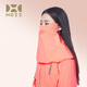 后益（HOII）2024貓型蒙面?zhèn)b美膚防曬面罩護(hù)眼角遮陽(yáng)紫外線可調(diào)節(jié)掛耳款 紅色F