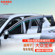 寶來雨擋雨眉18 19 21款大眾寶來傳奇車窗擋雨板汽車晴雨擋plus專用遮雨窗條 19-21款寶來 4片裝【3d銀色亮條加厚款】