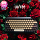 洛斐（LOFREE）巧克力機械鍵盤(pán)套裝 情人節復古圓點(diǎn)DOT 無(wú)線(xiàn)藍牙背光充電 段落軸 巧克力鍵盤(pán)（白光）*茶軸 有線(xiàn)/藍牙 79鍵