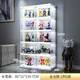 蔻絲樂(lè )高手辦展示柜自由組合收納家用客廳透明陳列架 2列10格-高清透明展示柜
