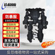 戰術(shù)國度 黑色單人防護組件 硬質(zhì)阻燃防暴服盔甲鎧甲式全身防刀防刺反恐防爆護甲 