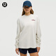 lululemon丨Heavyweight 女士高克重棉質(zhì)圓領(lǐng)長(cháng)袖 T 恤 LW3IA9S 骨白 S