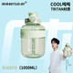 噸噸BOTTLED JOY酷cool噸噸桶大容量水杯子男女運(yùn)動(dòng)水壺王一博塑料杯 自由韻綠【Tritan裝80℃】1100ml