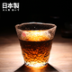 karphome津輕鳴門(mén)初雪玻璃杯日本錘紋茶杯水杯清酒杯威士忌酒杯烈酒杯 初雪大杯275ML（單只裝）