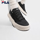 斐樂(lè )（FILA）官方川行鞋FOSSO男鞋復古帆布鞋新款休閑鞋 黑-BK 43