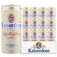 KAISERDOM小麥白啤 德國凱撒原裝進(jìn)口啤酒 凱撒頓姆白啤 1L 12罐